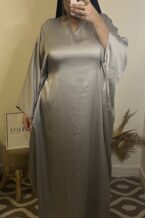Abaya Zeytoun gris