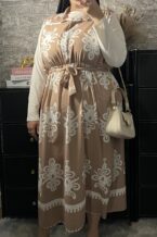 Robe Katalina taupe