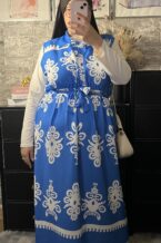 Robe Katalina bleu roi